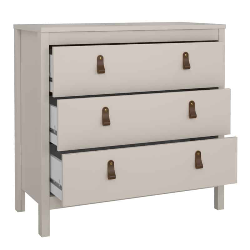 Furniture To Go Barcelona 3 Drawer Chest Cashmere The Home and Office Stores