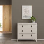 Furniture To Go Barcelona 3 Drawer Chest Cashmere The Home and Office Stores