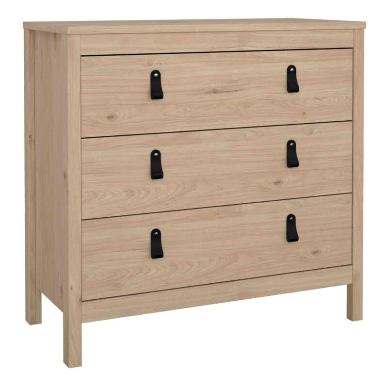 Furniture To Go Barcelona 3 drawer chest oak