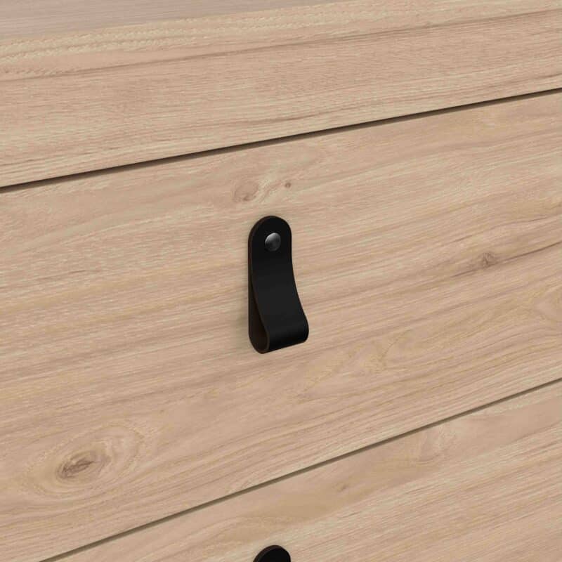 Furniture To Go Barcelona 3 Drawer Chest Oak The Home and Office Stores