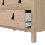 Furniture To Go Barcelona 3 Drawer Chest Oak The Home and Office Stores