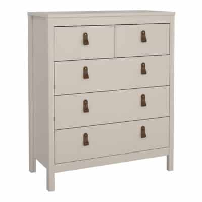 Furniture To Go Barcelona 5 drawer chest cashmere
