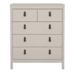 Furniture To Go Barcelona 5 Drawer Chest Cashmere The Home and Office Stores