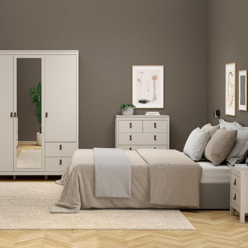 Furniture To Go Barcelona 5 Drawer Chest Cashmere The Home and Office Stores