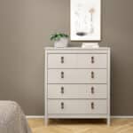 Furniture To Go Barcelona 5 Drawer Chest Cashmere The Home and Office Stores
