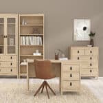 Furniture To Go Barcelona 5 Drawer Chest Oak The Home and Office Stores