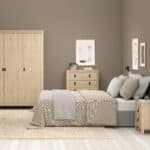 Furniture To Go Barcelona 5 Drawer Chest Oak The Home and Office Stores