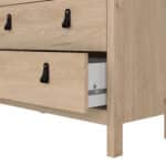 Furniture To Go Barcelona 5 Drawer Chest Oak The Home and Office Stores
