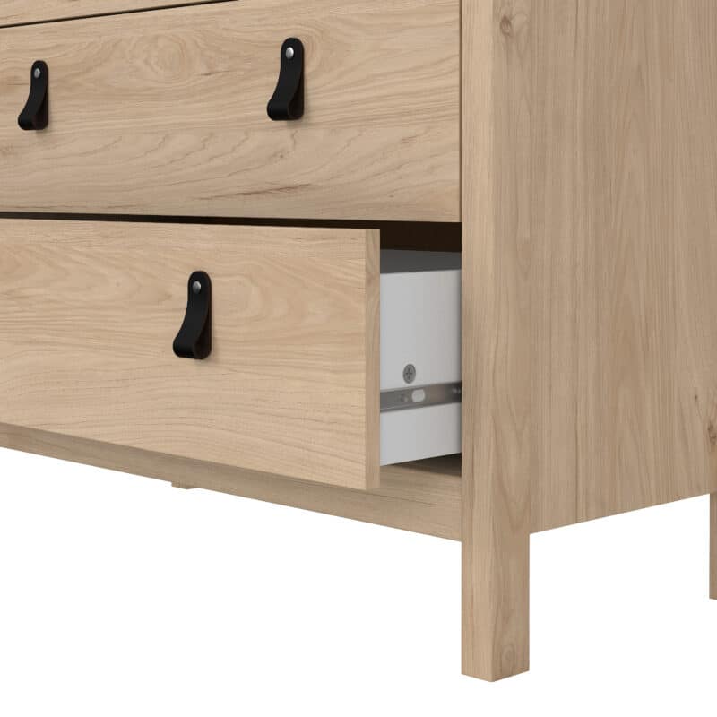 Furniture To Go Barcelona 5 Drawer Chest Oak The Home and Office Stores