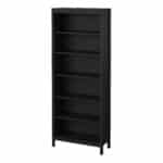 Furniture To Go Barcelona 5 Shelf Bookcase Matt Black The Home and Office Stores