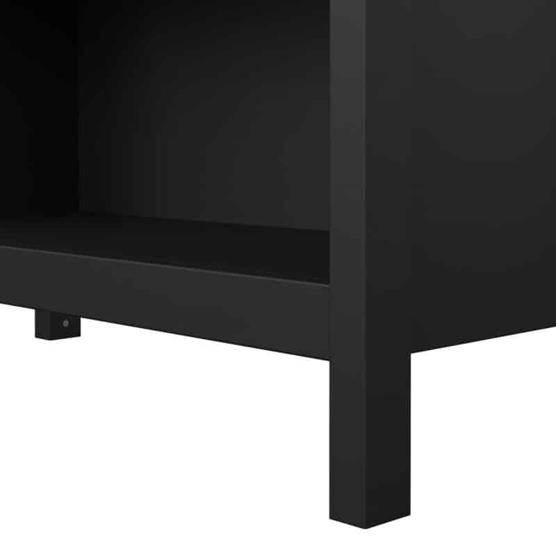 Furniture To Go Barcelona 5 Shelf Bookcase Matt Black The Home and Office Stores