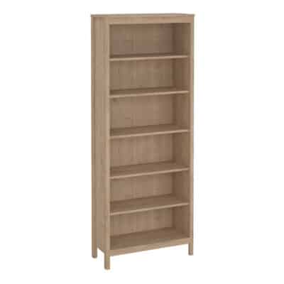 Furniture To Go Barcelona 5 shelf bookcase oak