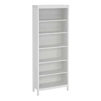 Furniture To Go Barcelona 5 shelf bookcase white