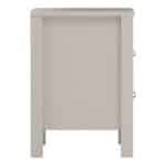 Furniture To Go Barcelona Bedside Table 2 Drawers Cashmere The Home and Office Stores