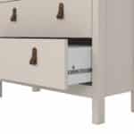 Furniture To Go Barcelona China Cabinet 2 Glass Doors 3 Drawers cashmere The Home and Office Stores