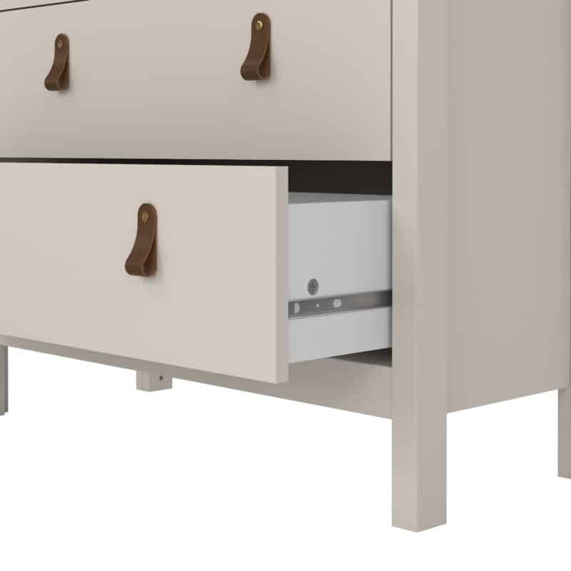 Furniture To Go Barcelona China Cabinet 2 Glass Doors 3 Drawers cashmere The Home and Office Stores