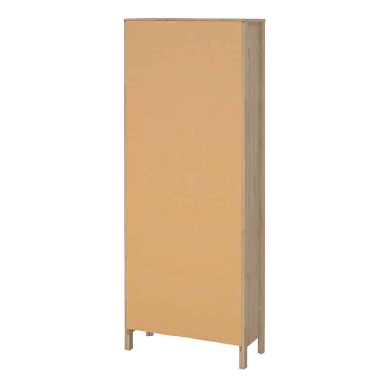 Furniture To Go Barcelona China Cabinet 2 Glass Doors 3 Drawers oak The Home and Office Stores