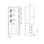 Furniture To Go Barcelona China Cabinet 2 Glass Doors 3 Drawers oak The Home and Office Stores