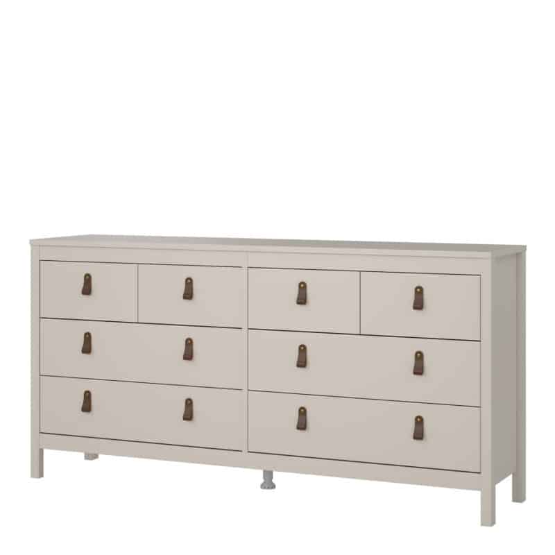 Furniture To Go Barcelona Double Dresser 8 Drawers Cashmere The Home and Office Stores