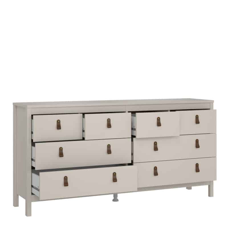 Furniture To Go Barcelona Double Dresser 8 Drawers Cashmere The Home and Office Stores