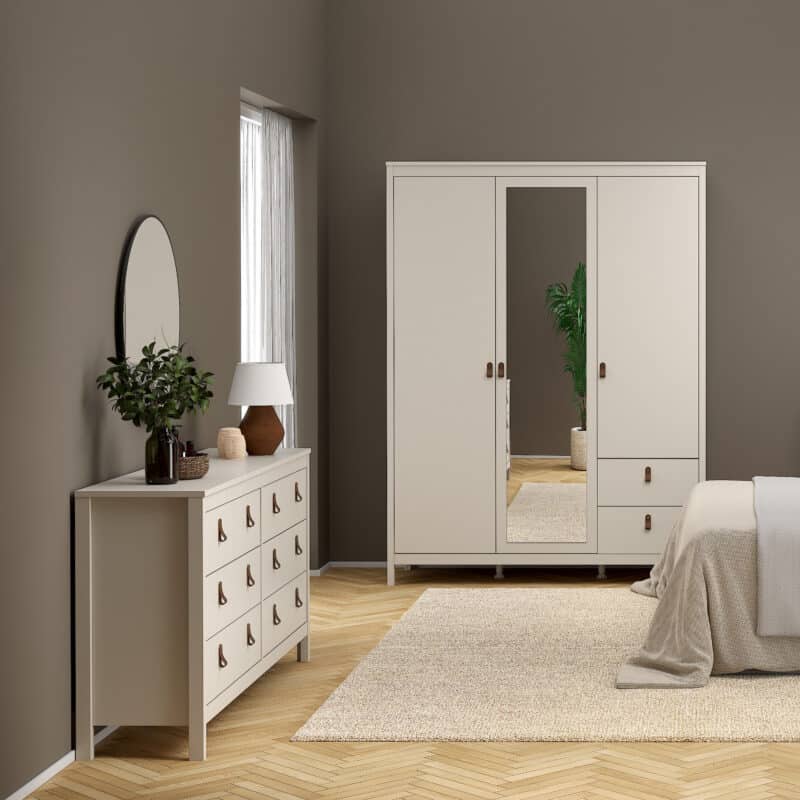 Furniture To Go Barcelona Double Dresser 8 Drawers Cashmere The Home and Office Stores
