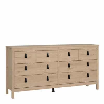 Furniture To Go Barcelona double dresser 8 drawers oak