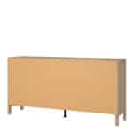 Furniture To Go Barcelona Double Dresser 8 Drawers Oak The Home and Office Stores