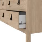 Furniture To Go Barcelona Double Dresser 8 Drawers Oak The Home and Office Stores