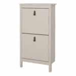 Furniture To Go Barcelona Shoe Cabinet 2 Flip Down Doors Cashmere The Home and Office Stores