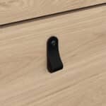 Furniture To Go Barcelona Shoe Cabinet 2 Flip Down Doors Oak The Home and Office Stores