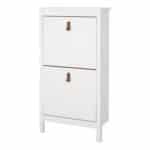 Furniture To Go Barcelona Shoe Cabinet 2 Flip Down Doors White The Home and Office Stores