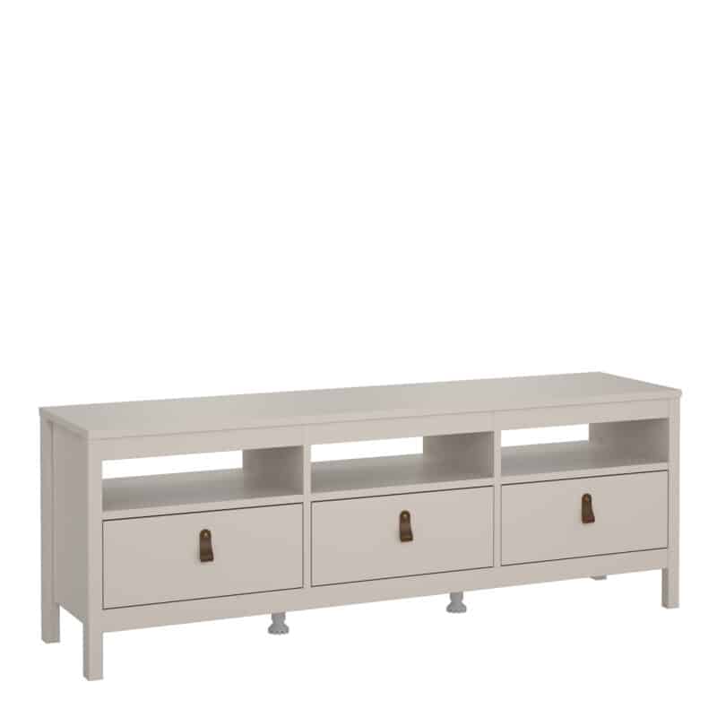 Furniture To Go Barcelona tv unit 3 drawers cashmere