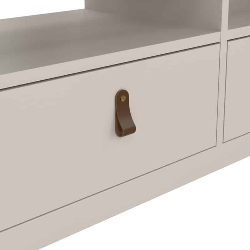 Furniture To Go Barcelona TV Unit 3 Drawers Cashmere The Home and Office Stores