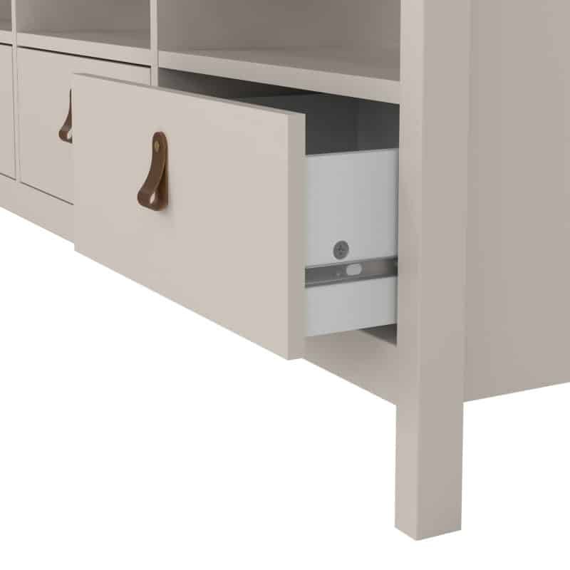 Furniture To Go Barcelona TV Unit 3 Drawers Cashmere The Home and Office Stores