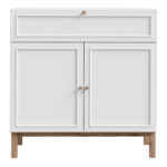 Furniture To Go Wensley Light Grey 2 Door 1 Drawer Console Unit The Home and Office Stores