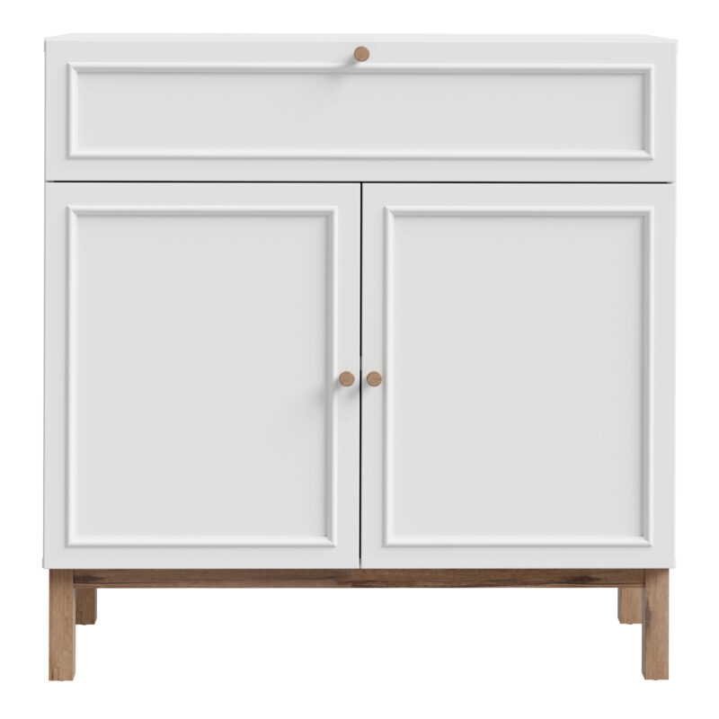 Furniture To Go Wensley Light Grey 2 Door 1 Drawer Console Unit The Home and Office Stores