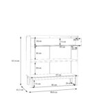 Furniture To Go Wensley Light Grey 2 Door 1 Drawer Console Unit The Home and Office Stores