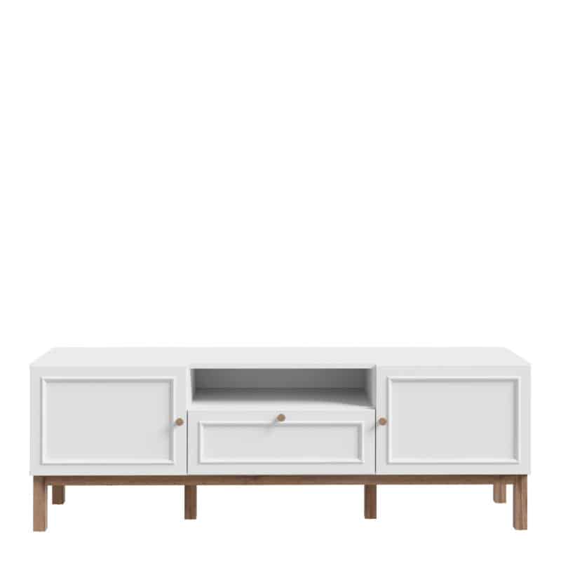 Furniture To Go Wensley Light Grey 2 Door TV Unit The Home and Office Stores
