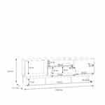 Furniture To Go Wensley Light Grey 2 Door TV Unit The Home and Office Stores