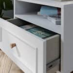 Furniture To Go Wensley Light Grey 2 Drawer Bedside Chest The Home and Office Stores
