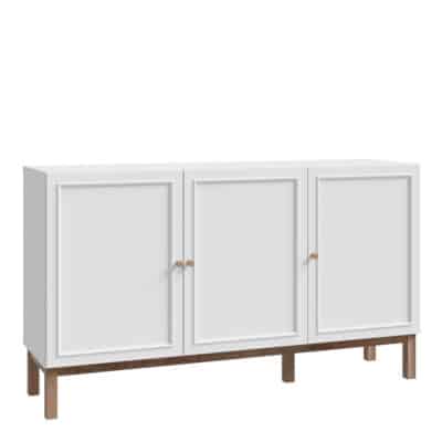 Furniture To Go Wensley light grey 3 door 1 drawer Sideboard