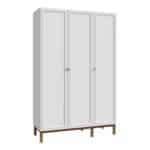 Furniture To Go Wensley light grey 3 door wardrobe