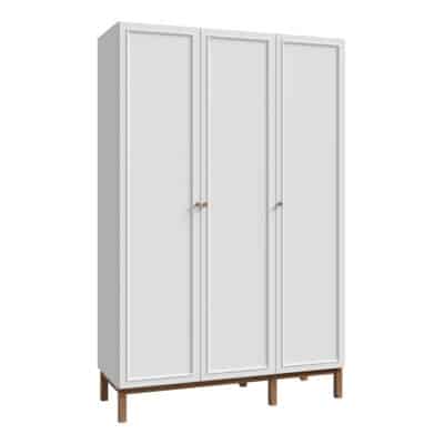 Furniture To Go Wensley light grey 3 door wardrobe