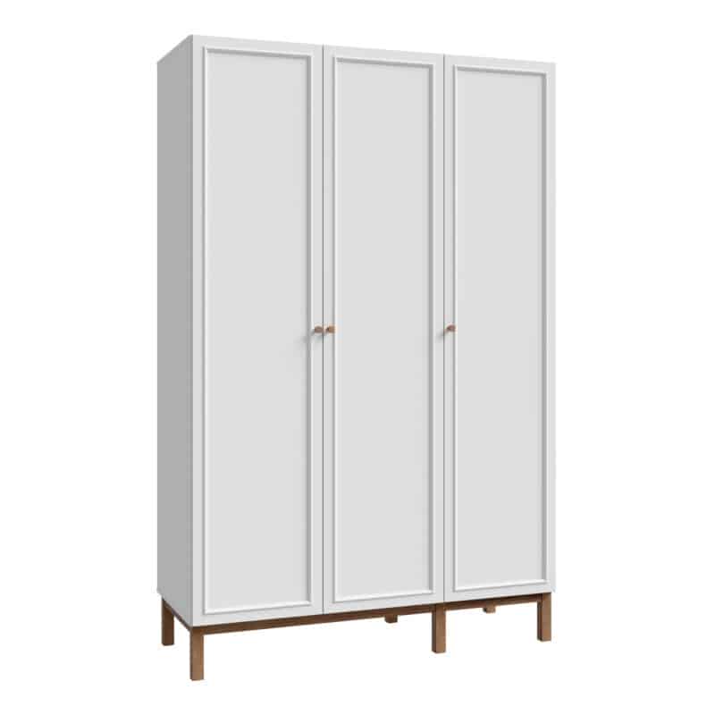 Furniture To Go Wensley light grey 3 door wardrobe