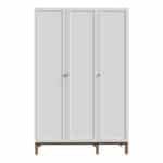 Furniture To Go Wensley Light Grey 3 Door Wardrobe The Home and Office Stores