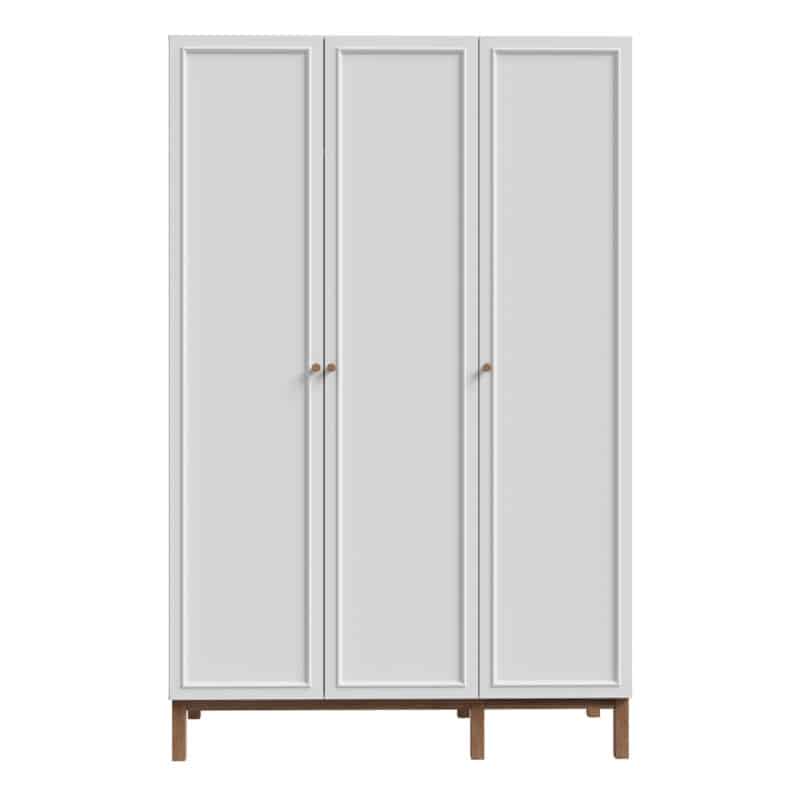Furniture To Go Wensley Light Grey 3 Door Wardrobe The Home and Office Stores