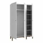 Furniture To Go Wensley Light Grey 3 Door Wardrobe The Home and Office Stores