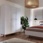 Furniture To Go Wensley Light Grey 3 Door Wardrobe The Home and Office Stores