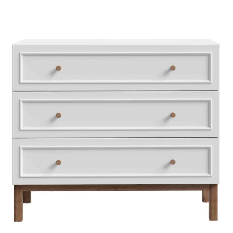 Furniture To Go Wensley Light Grey 3 Drawer Chest The Home and Office Stores