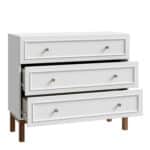 Furniture To Go Wensley Light Grey 3 Drawer Chest The Home and Office Stores